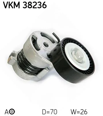 Belt Tensioner, V-ribbed belt SKF VKM 38236