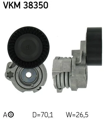 Napínač remeňa, klinový rebrovaný remeň SKF VKM 38350