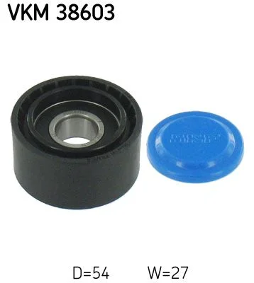 Vratná/vodiaca kladka, rebrovaný klinový remeň SKF VKM38603