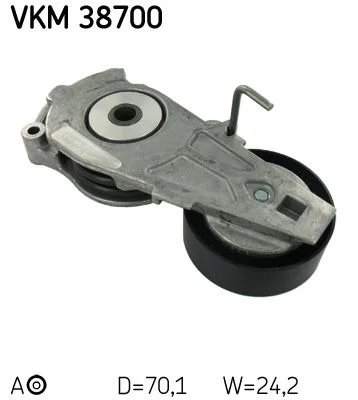 Napínač remeňa, klinový rebrovaný remeň SKF VKM 38700