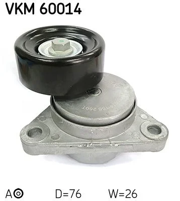 Belt Tensioner, V-ribbed belt SKF VKM 60014