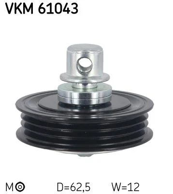 Napínač remeňa, klinový rebrovaný remeň SKF VKM 61043