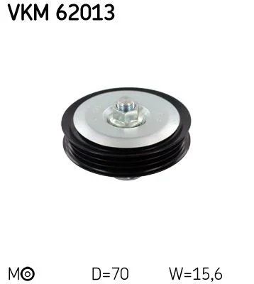 Napínač remeňa, klinový rebrovaný remeň SKF VKM 62013