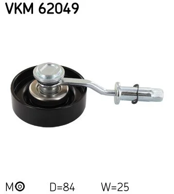 Napínacia kladka, rebrovaný klinový remeň SKF VKM62049