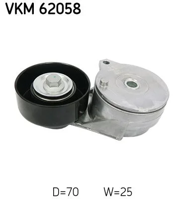 Napínač remeňa, klinový rebrovaný remeň SKF VKM 62058