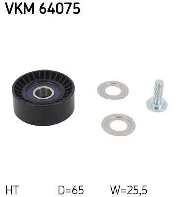 Napínacia kladka, rebrovaný klinový remeň SKF VKM64075