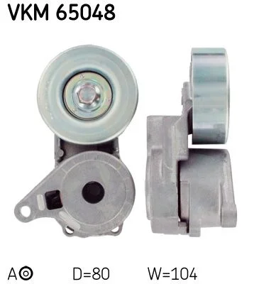 Diržo įtempiklis, V formos rumbuotas diržas SKF VKM 65048