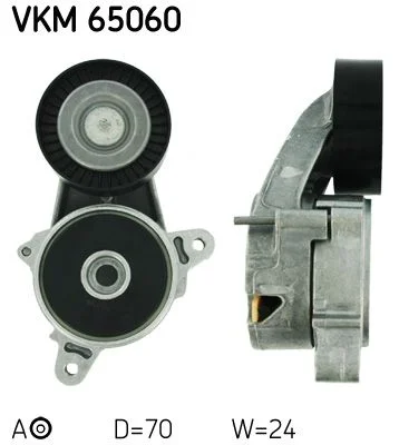 Napínač remeňa, klinový rebrovaný remeň SKF VKM 65060