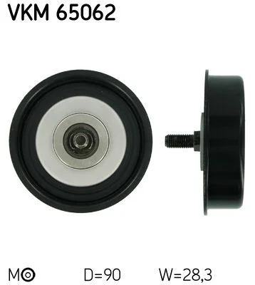 Napínacia kladka, rebrovaný klinový remeň SKF VKM65062