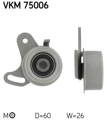 Napínacia kladka, rozvodový remeň SKF VKM 75006