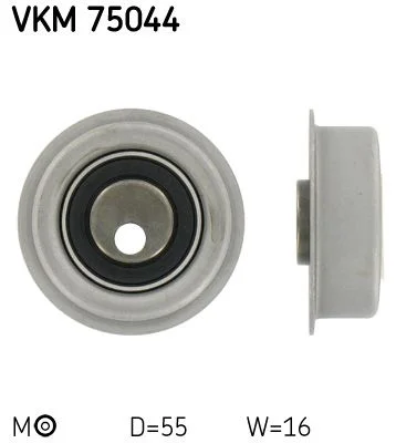 Tensioner Pulley, timing belt SKF VKM75044