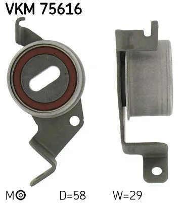 Napínacia kladka, rozvodový remeň SKF VKM 75616