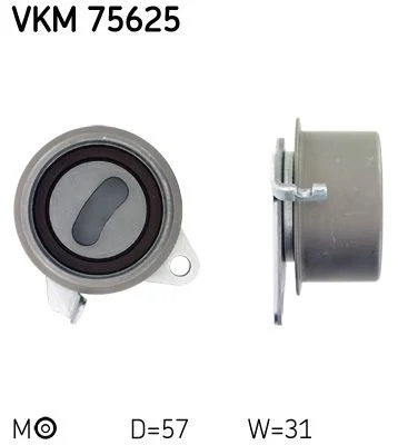 Tensioner Pulley, timing belt SKF VKM 75625