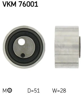 Napínacia kladka, rozvodový remeň SKF VKM 76001