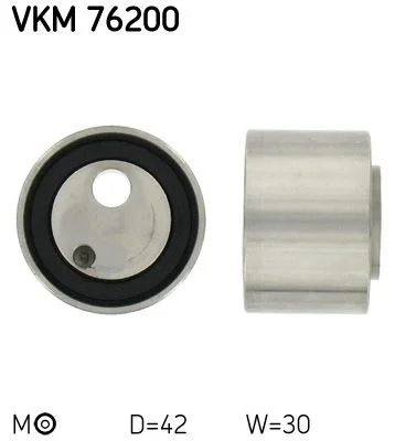Tensioner Pulley, timing belt SKF VKM 76200