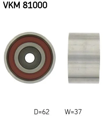 Vratná/vodiaca kladka, rozvodový remeň SKF VKM 81000