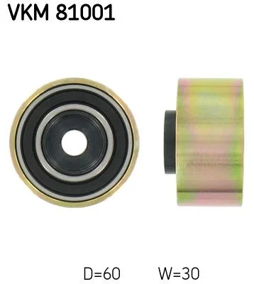 Vratná/vodiaca kladka, rozvodový remeň SKF VKM 81001
