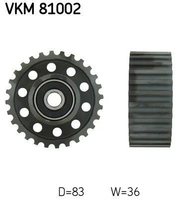 Vratná/vodiaca kladka, rozvodový remeň SKF VKM 81002