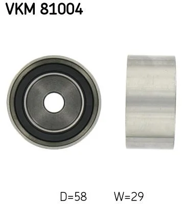 Vratná/vodiaca kladka, rozvodový remeň SKF VKM 81004
