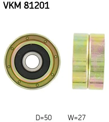Vratná/vodiaca kladka, rozvodový remeň SKF VKM 81201