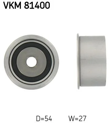 Deflection Pulley/Guide Pulley, timing belt SKF VKM 81400