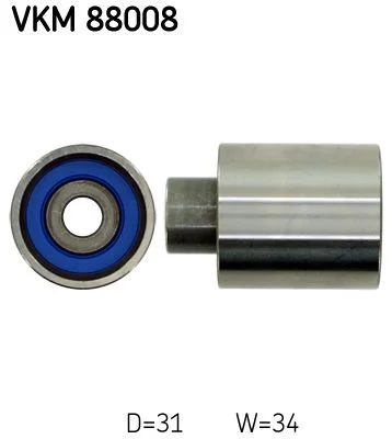 Vratná/vodiaca kladka, rozvodový remeň SKF VKM 88008