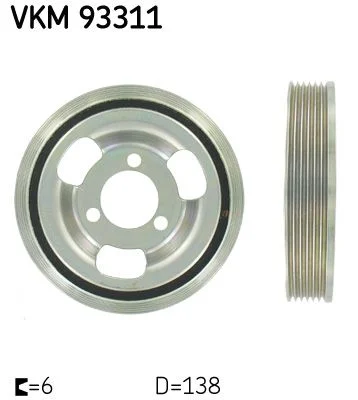 Remenica, kľukový hriadeľ SKF VKM 93311