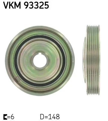 Remenica, kľukový hriadeľ SKF VKM 93325