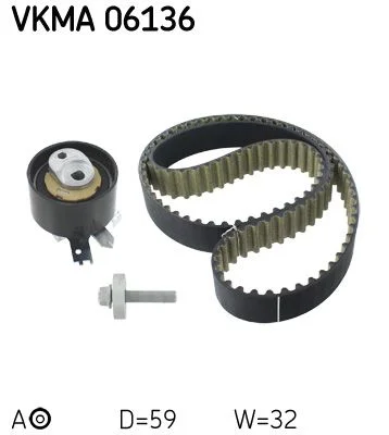 Sada rozvodového remeňa SKF VKMA 06136