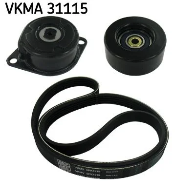 V formos rumbuotas diržas, komplektas SKF VKMA 31115