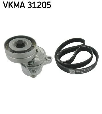 V formos rumbuotas diržas, komplektas SKF VKMA 31205