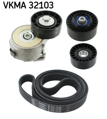 Sada klinových rebrovaných pásov SKF VKMA 32103