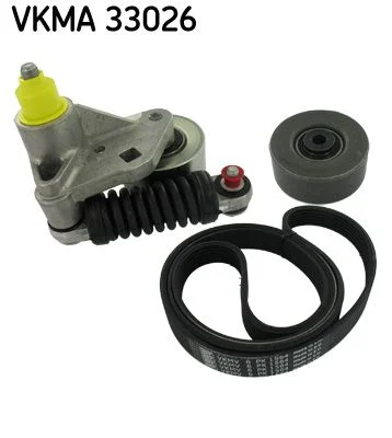 V formos rumbuotas diržas, komplektas SKF VKMA 33026