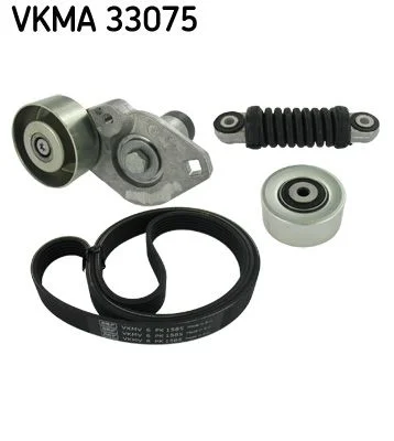 V formos rumbuotas diržas, komplektas SKF VKMA 33075