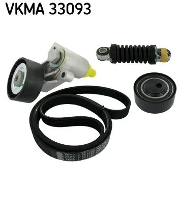 V formos rumbuotas diržas, komplektas SKF VKMA 33093