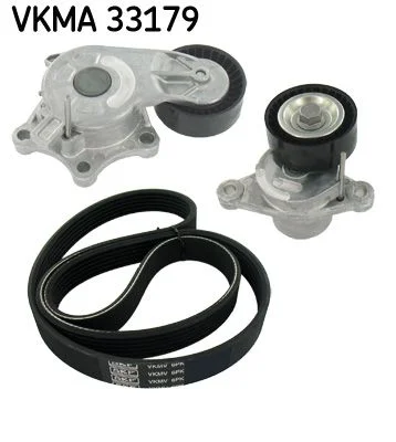 V formos rumbuotas diržas, komplektas SKF VKMA 33179