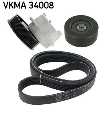 V formos rumbuotas diržas, komplektas SKF VKMA 34008