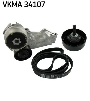V formos rumbuotas diržas, komplektas SKF VKMA 34107