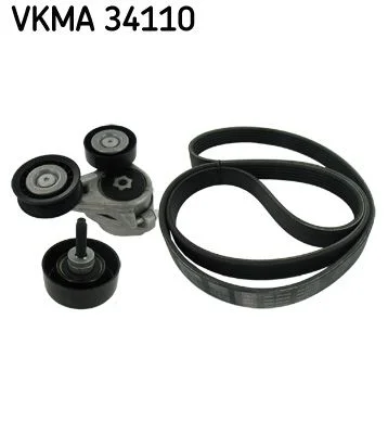 V formos rumbuotas diržas, komplektas SKF VKMA 34110