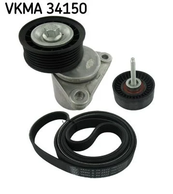 V formos rumbuotas diržas, komplektas SKF VKMA 34150