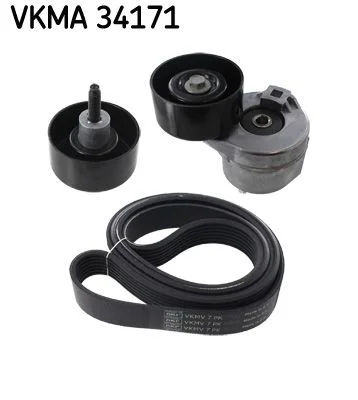 V formos rumbuotas diržas, komplektas SKF VKMA 34171