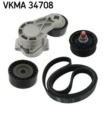 V formos rumbuotas diržas, komplektas SKF VKMA 34708