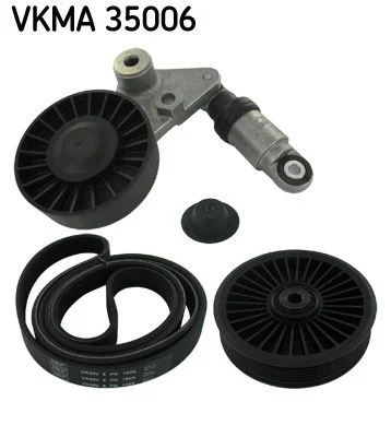 V formos rumbuotas diržas, komplektas SKF VKMA 35006