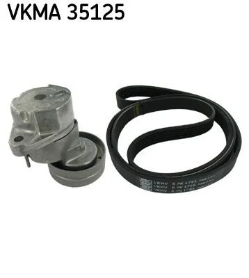 V formos rumbuotas diržas, komplektas SKF VKMA 35125