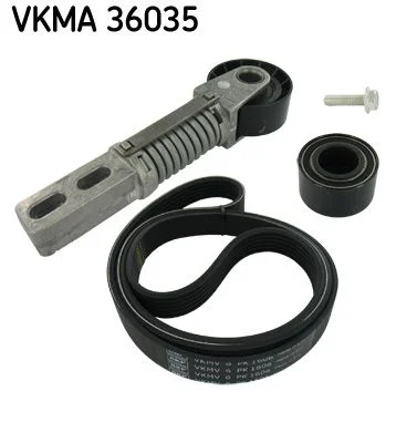 V formos rumbuotas diržas, komplektas SKF VKMA 36035