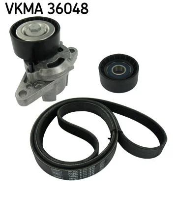 V formos rumbuotas diržas, komplektas SKF VKMA 36048