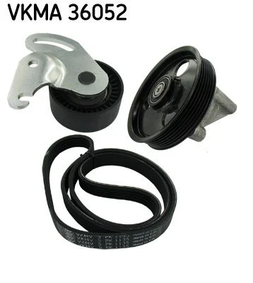 V formos rumbuotas diržas, komplektas SKF VKMA 36052
