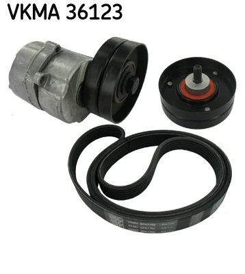 V formos rumbuotas diržas, komplektas SKF VKMA36123