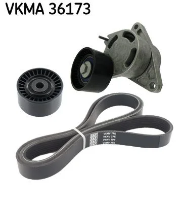 V formos rumbuotas diržas, komplektas SKF VKMA 36173