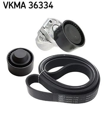 V formos rumbuotas diržas, komplektas SKF VKMA36334